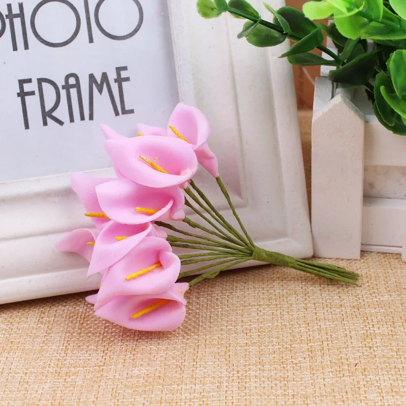 Artificial Flowers Artificial Flower Bouquet 12/36/72/144pcs for Decoration Wedding Valentine's Day