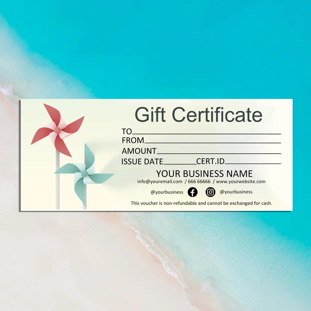 Vacation Certificate Template