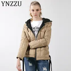 YNZZU корейский стиль 2019 Осенняя Женская куртка-пуховик модное короткое тонкое пальто зимнее женское пальто оптовая продажа Прямая доставка