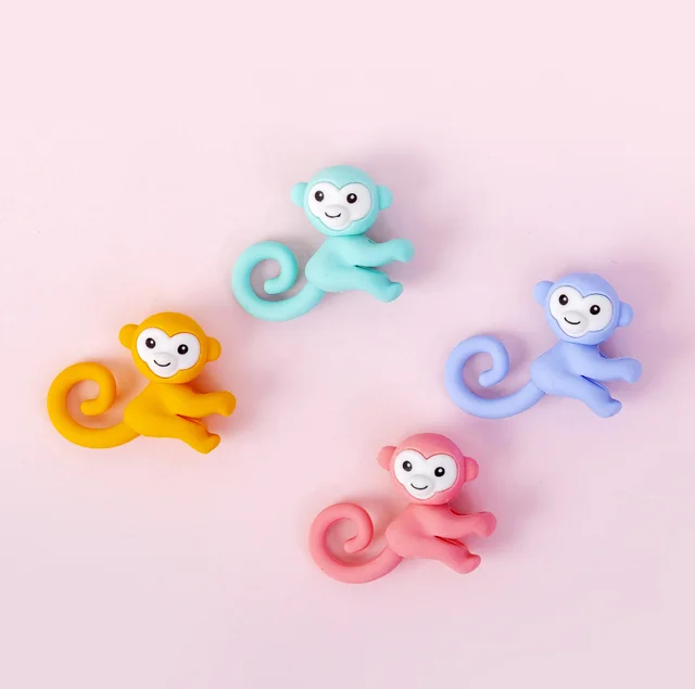 Little Monkey Pattern Stationary Rubber Pencil Eraser Kawaii Store