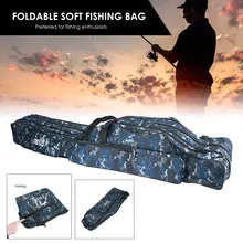 Рыболовная Сумка для удочки сумка для удочки походная альпинистская 1280D холст Камуфляжный Органайзер дорожная Рыболовная Сумка для снаряжения уличная сумка