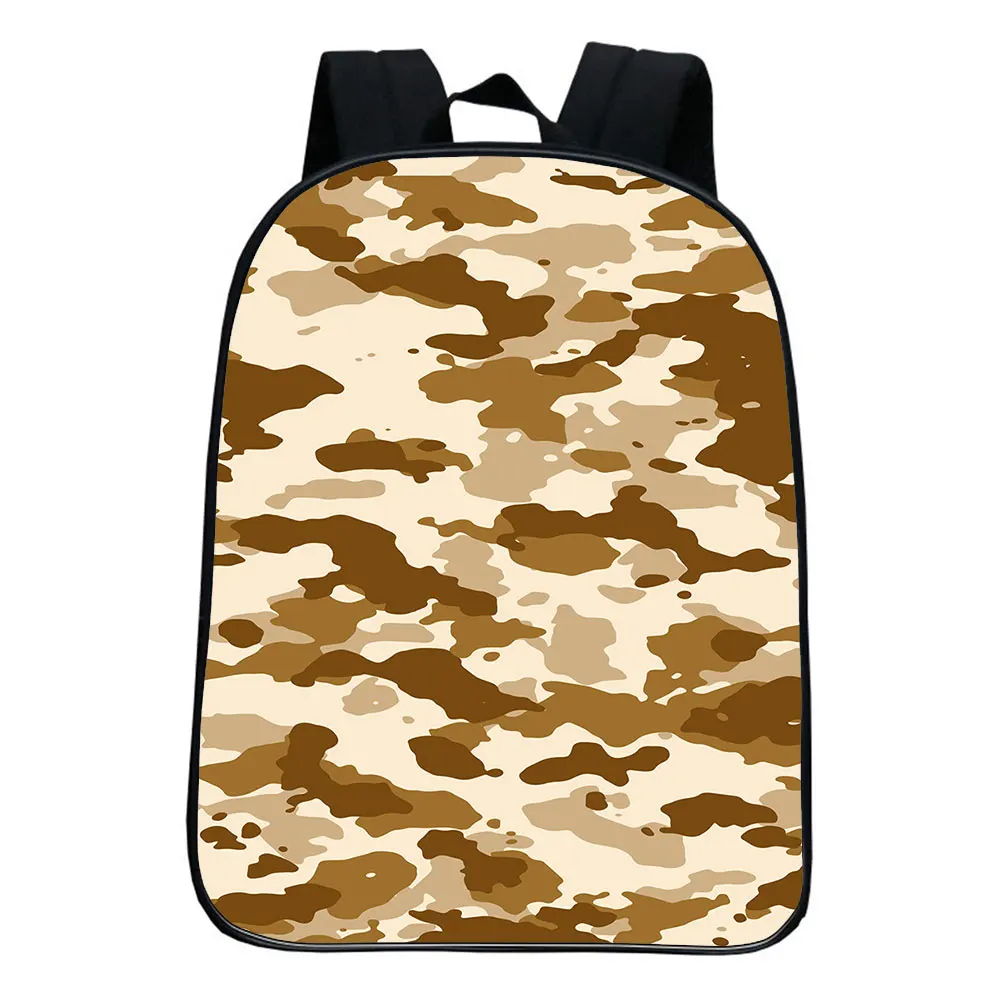 Kids Camouflage Backpack Boys Girls Cartoon Rucksack Unisex Travel Laptop Knapsack Students Bag Kindergarten school bag