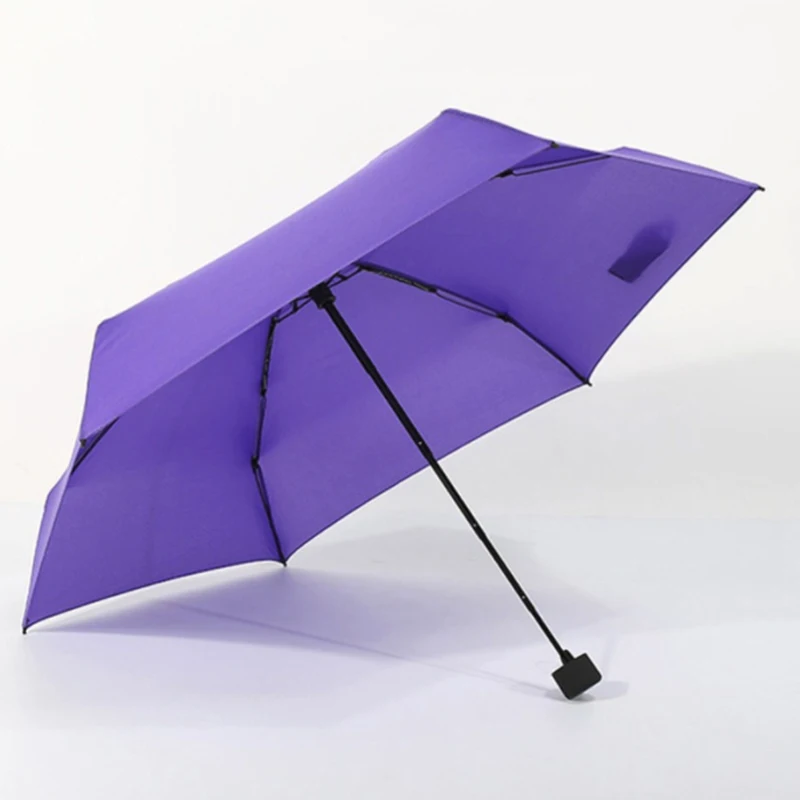 Parasol Portable Ultralight Travel Umbrella Girls Anti-UV Waterproof HOT 5 Colors Mini Pocket Umbrella Women UV Small Umbrellas