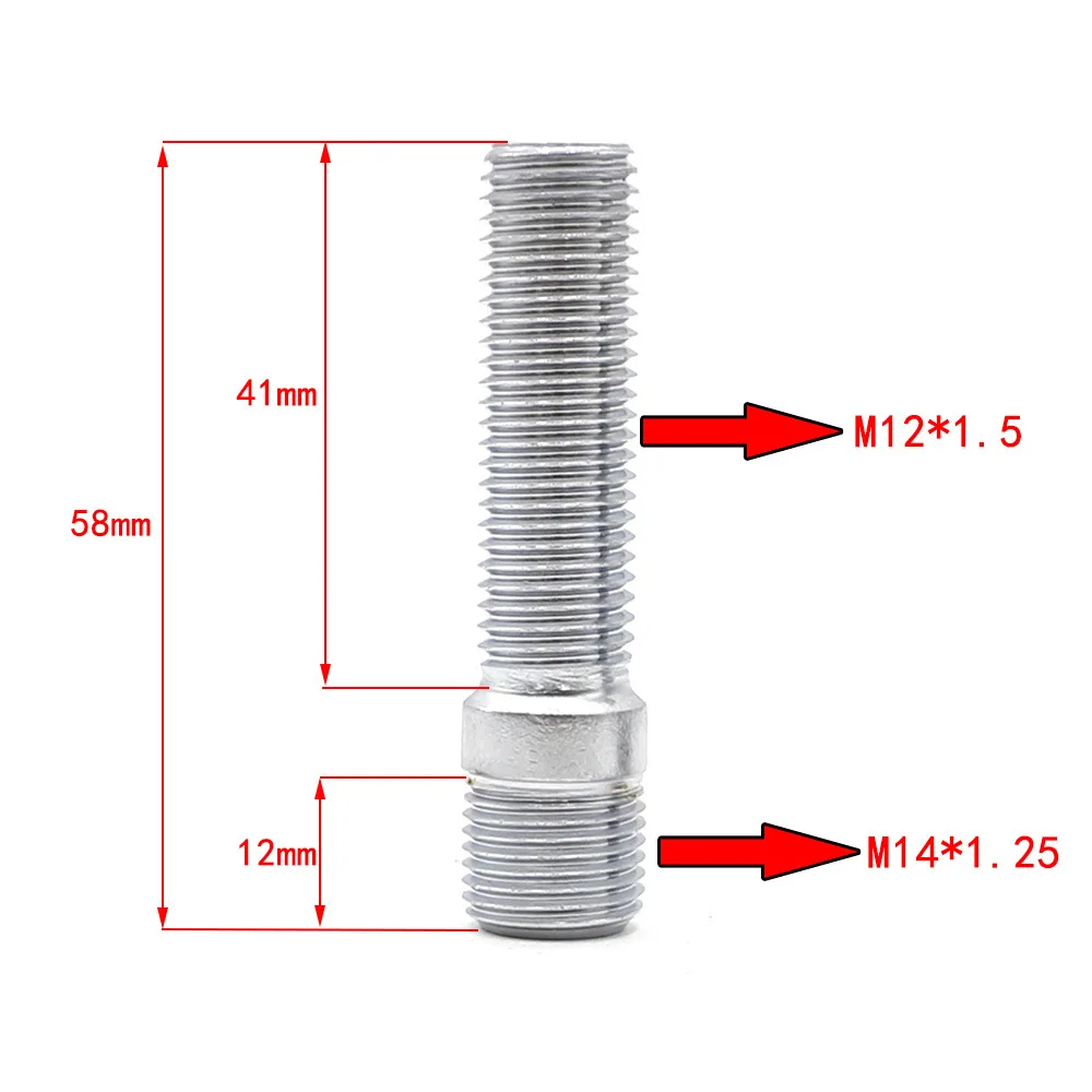 20 pcs/set Screw Adapter Kit(M12x1.25,M12x1.5,M14x1.25,M14x1.5