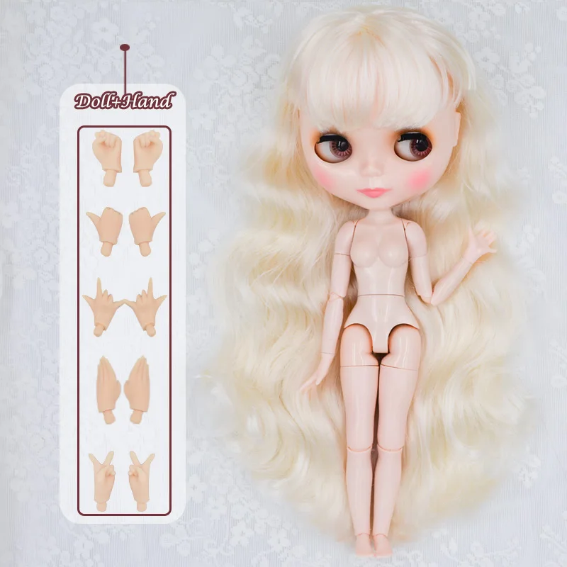 Neo Blyth кукла NBL Заказная блестящее лицо, 1/6 BJD шарнирная кукла Ob24 кукла Blyth для девочки, игрушки для детей NBL08 - Цвет: HNBL12