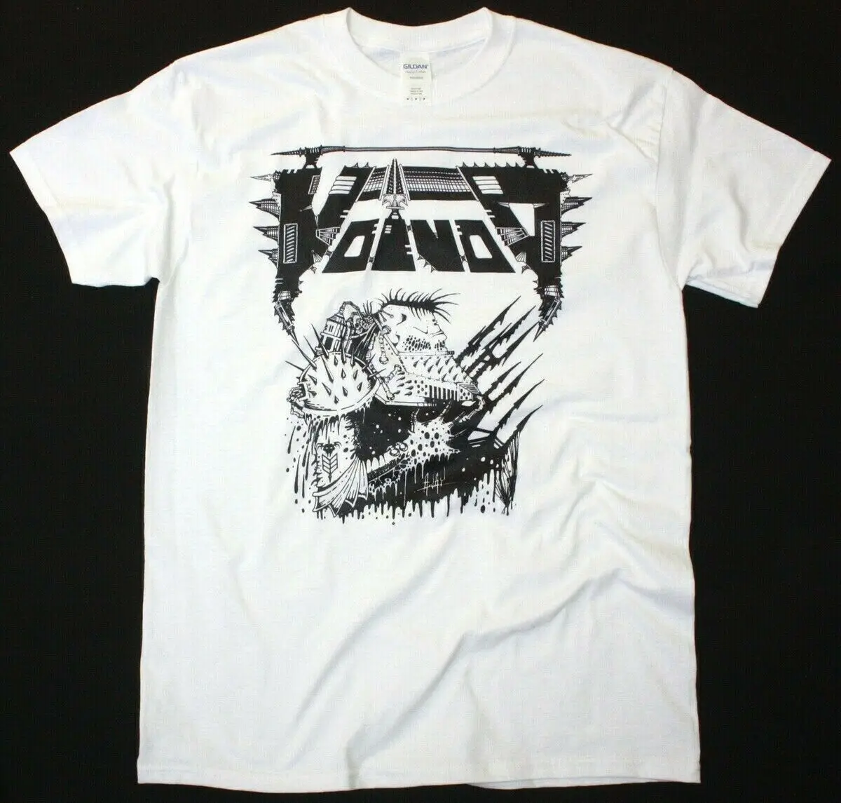 Voivod World War Iii White T Shirt Thrash Progressive Metal |