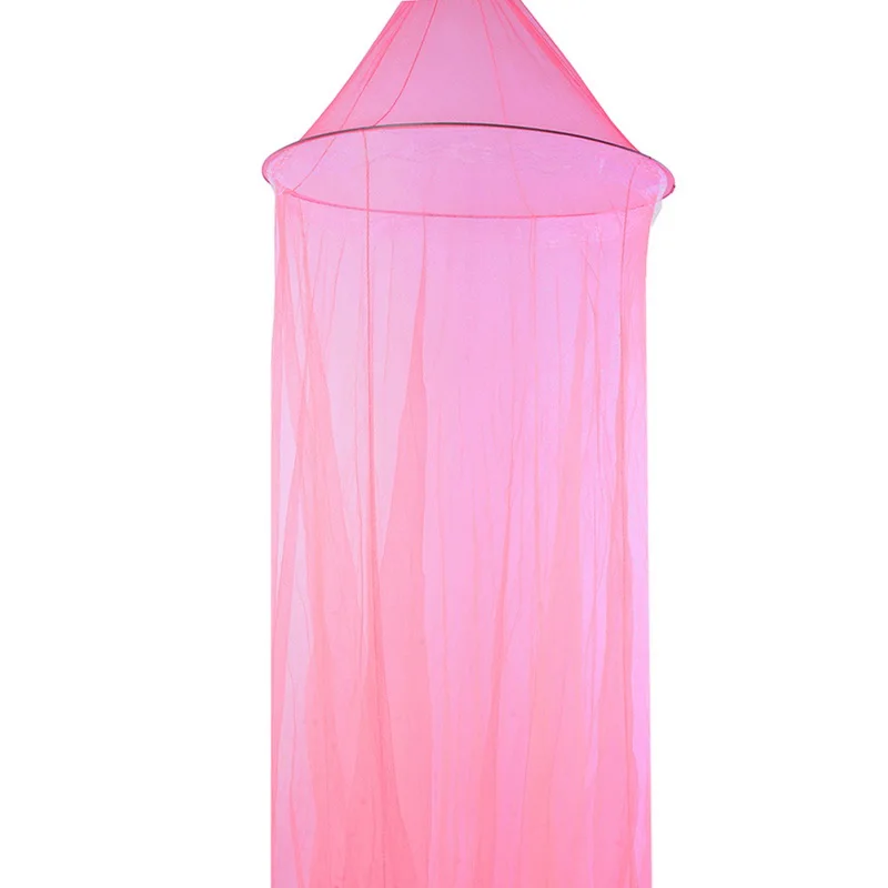 Летняя новая романтическая Розовая Круглая Москитная Кружевная Сетка для ребенка, висячий купол, купольные палатки для детей и взрослых, Потолочная подвесная для домашнего декора - Цвет: red