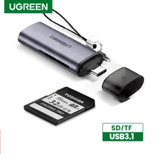 UGREEN-lector de tarjetas USB C, microSD, SD, lector de tarjetas TF para ordenador portátil, accesorios de tarjetas de memoria para teléfono, ordenador, lector de tarjetas SD