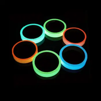 

Tapes Ribbon Luminous Tape Glow Warning Tape Sticker In Dark Neon Safety Fluorescent Self Adhesive Security Stage Safety Light