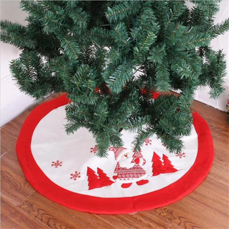 

High-end Embroidery Christmas Supplies Holiday Supplies Christmas Decorations Christmas Tree Skirt Christmas Tree Skirt