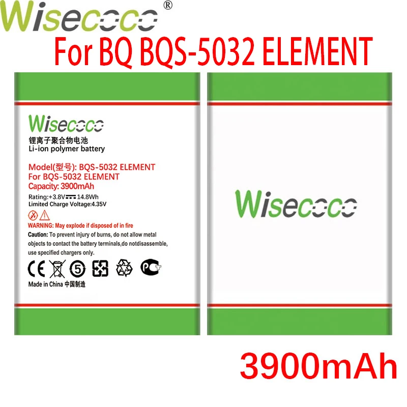 Wisecoco BQS5032 3900mAh батарея для BQ BQS 5032 элемент мобильный телефон замена батареи + номер