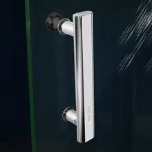 

Stainless Steel Shower Door Handles F Type Bathroom Pulls Kitchen Cabinet Door Handle Pull Knobs Hardware