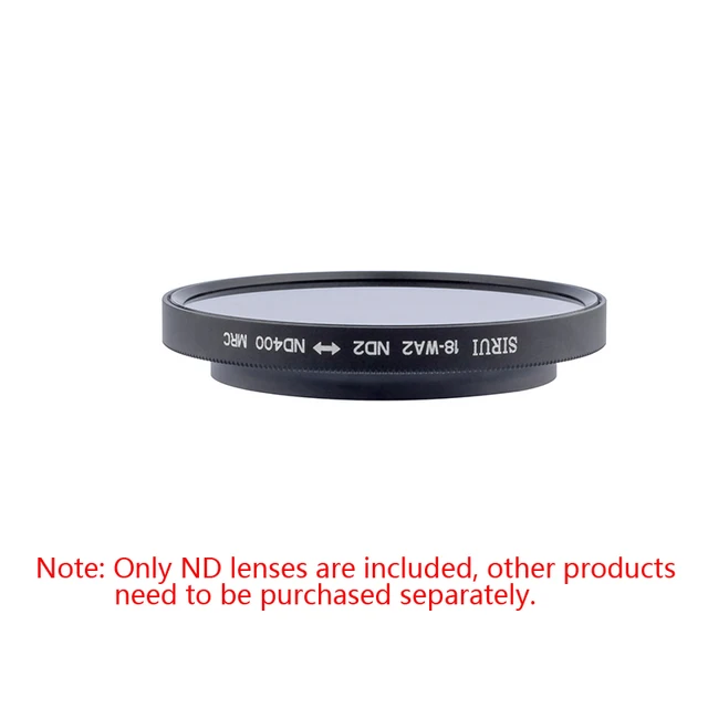 Sirui mobile phone adjustable ND mirror ND2-400 dimming Filter for 18mm wide-angle lens and sirui anamorphic lens only ND filter