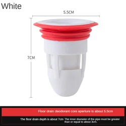 New Bath Shower Floor Strainer Cover Plug Trap Siphon Sink Kitchen Bathroom Water Drain Filter Insect Prevention Deodoran