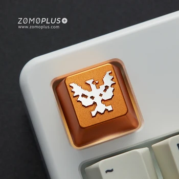 

Key cap mechanical keyboard keycap personality design,Classic retro Pixel Battle City BAES aluminum alloy keycaps Cherry MX axis