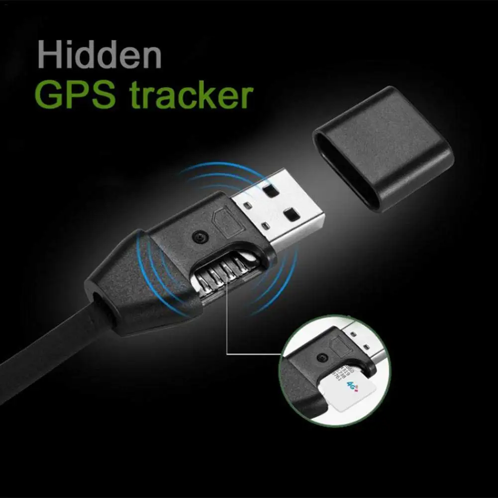 Автомобильные кабели для зарядки телефона gps трекер Встроенный Micro sim USB кабель в режиме реального времени GSM/GPRS Автомобильный искатель Andriod Дата кабели