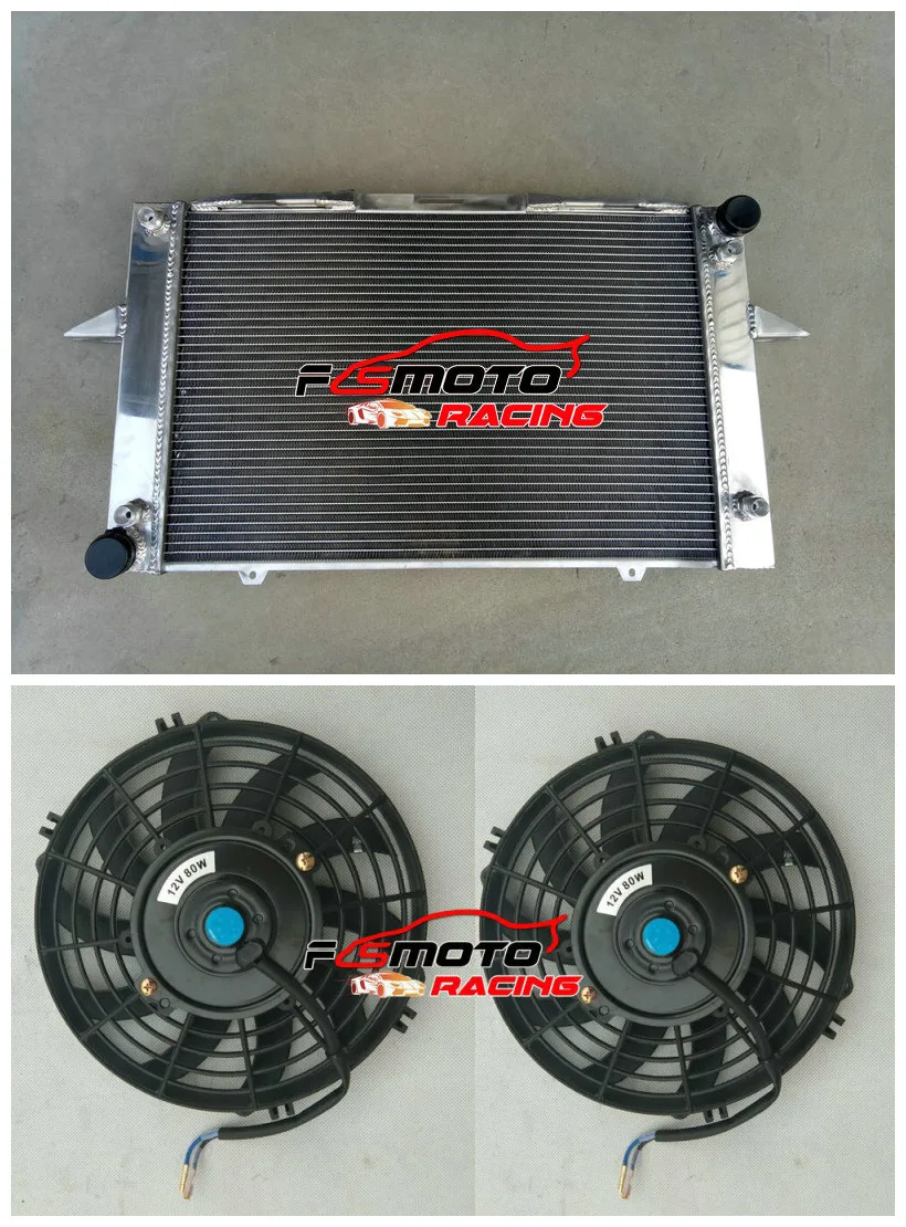 

Aluminum Radiator + Fan Racing For 1994-1997 Volvo 850 C70 S70 1998 V70 2004 2.3 2.4 2.5 97 96 95 94