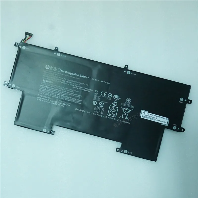 Новая Подлинная батарея для hp EliteBook Folio G1 серии 827927-1B1, 827927-1C1, 828226-005, E004XL, EO04XL, HSTNN-I73C, HSTNN-IB71
