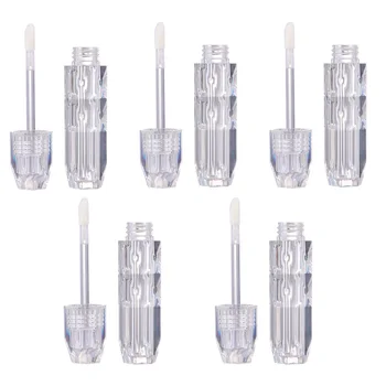 

5pcs Mini Empty Lip Gloss Tube DIY Lipstick Cosmetic Packing Container for Girl