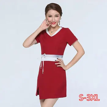 

2020 Lab Dress Hospital Doctor Nurse Uniform Women Short Sleeve Medical Uniform Beauty Salon Fashion Workwear Uniform