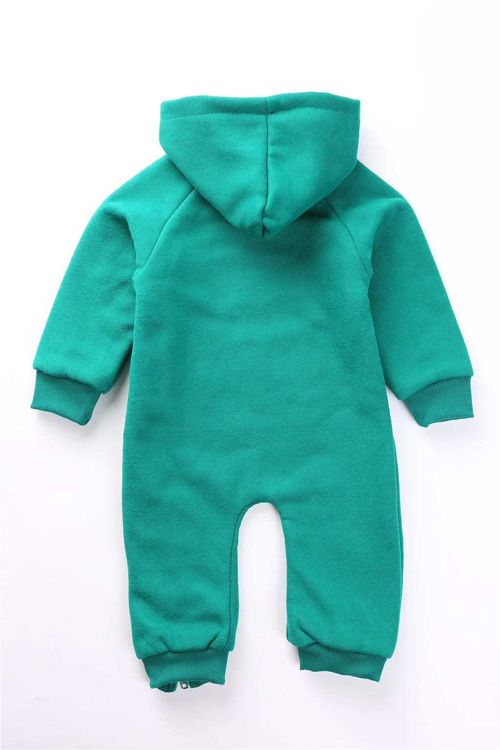 Baby Jumpsuit Coat Clothes Winter Autumn Newborn Infant Baby Boys Girls Solid Hoodie Zipper Jumpsuit Romper Kids Coat Clothes