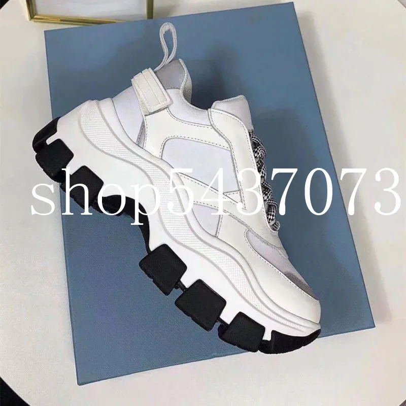 brand women sneakers designer platform trainer leather shoes lace up woman dad shoes design platform casual tenis shoes woman - Цвет: Бежевый