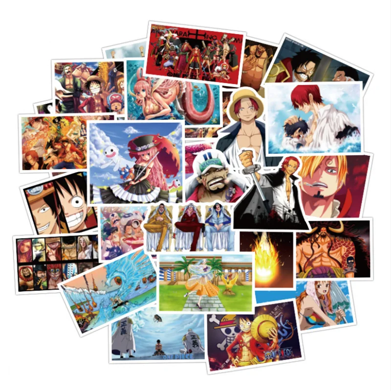 

10/30/50PCS Anime Cute Popular Pirate Car Sticker Waterproof Trolley Case Sticker Notebook Graffiti Sticker Wholesale