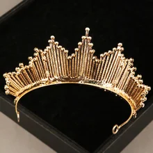 Ободок, королевские диадемы, корона, жемчуг, кристалл, свадебная тиара, серебро, золото, головной убор для свадьбы, Прямая поставка