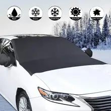 Автомобиль водонепроницаемый УФ-защита Солнцезащитный козырек Зимний снег Магнитный чехол на лобовое стекло