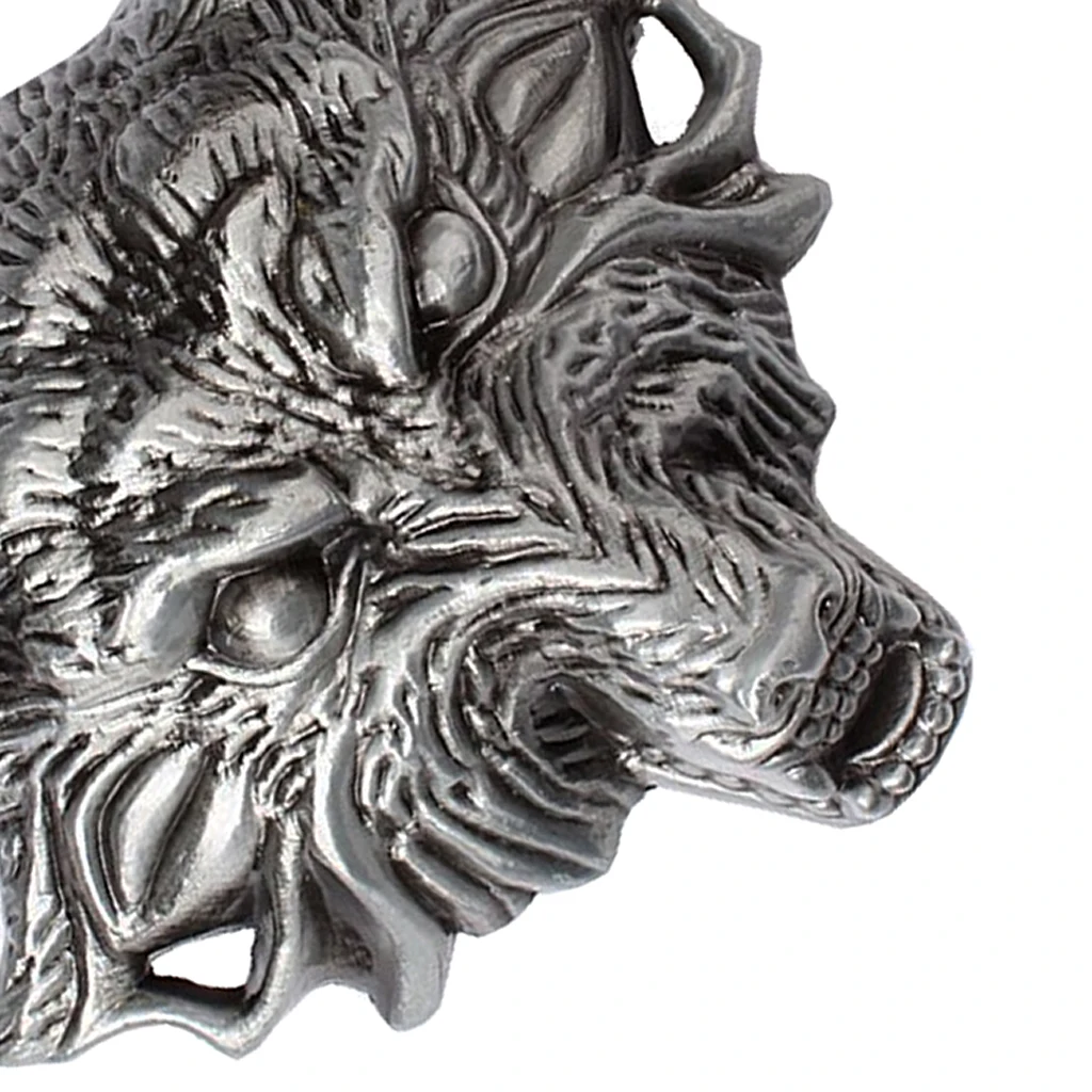 Cool Fashion Western Cowboy Rodeo 3D Wolf Head Belt Buckle For Men Boys Fashion Jeans Accessories for belt