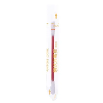 

disposable iodophor cotton swabs Wound disinfection care cotton swab Clean and care cotton swabs clean and disinfect 1 pcs