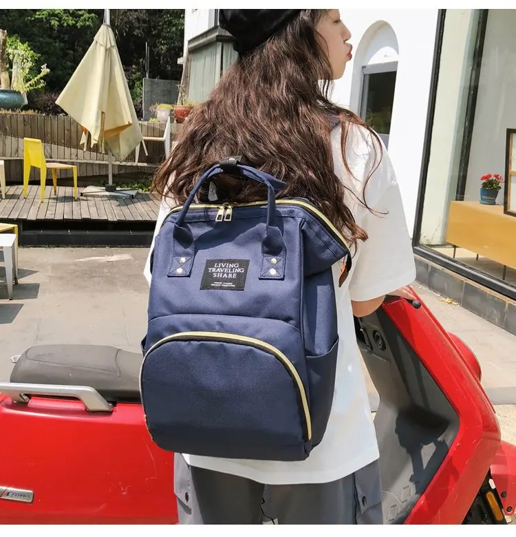 

Shoulder Handbag Nursing Portable Large Capacity Diaper Bag Multi-functional Fashion Backpack