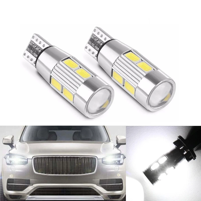 

2x W164 T10 W5W LED 5630SMD Wedge Light Sidelight No Error For Skoda Superb Octavia A7 A5 2 Fabia Rapid Yeti