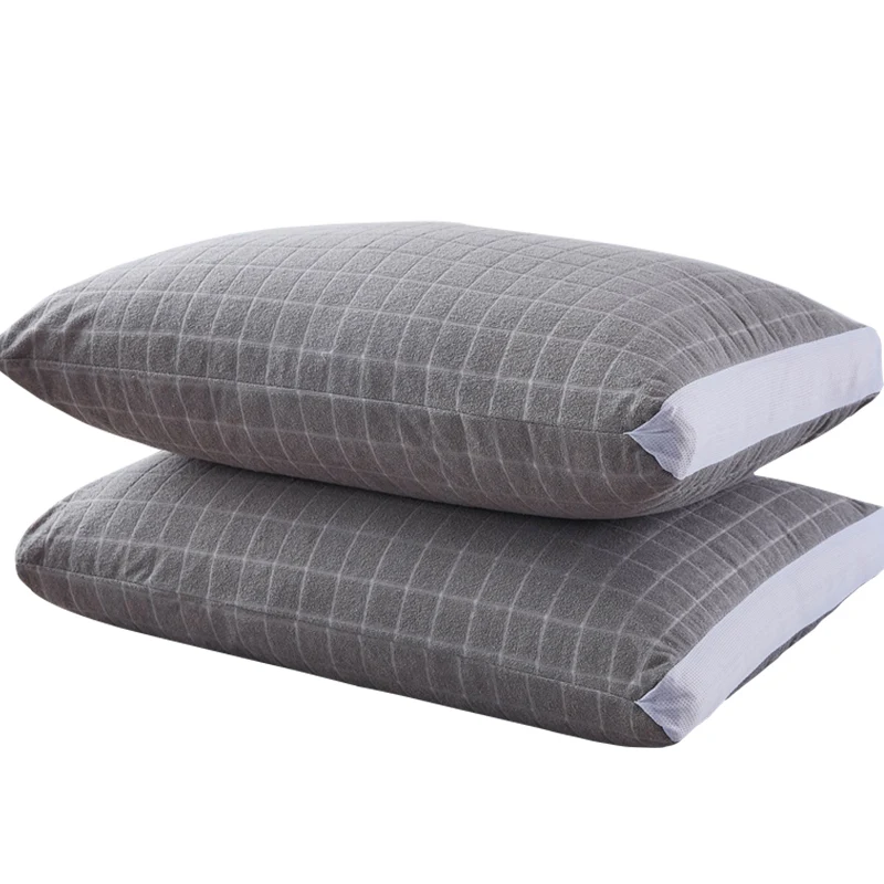 

2pcs Anti-Mite Pillow Cover Waterproof Pure Cotton Single Pillow Case Cotton Protection Pillowcase