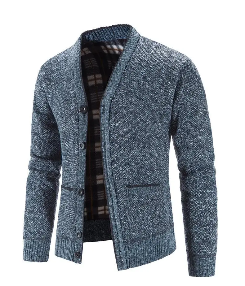 Warm Sweater Jackets Men Knit Clo 