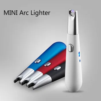 

New mini USB Rechargeable Ignition gun For BBQ USB Electronic charging Cigarette lighter Windproof flameless No gas lighters