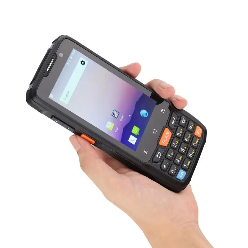 Barcode Scanner CARIBE NEW PL-40L 4 Inch Rfid NFC Reader Automotivo Android Handheld 1D 2D Barcode Scanner PDA