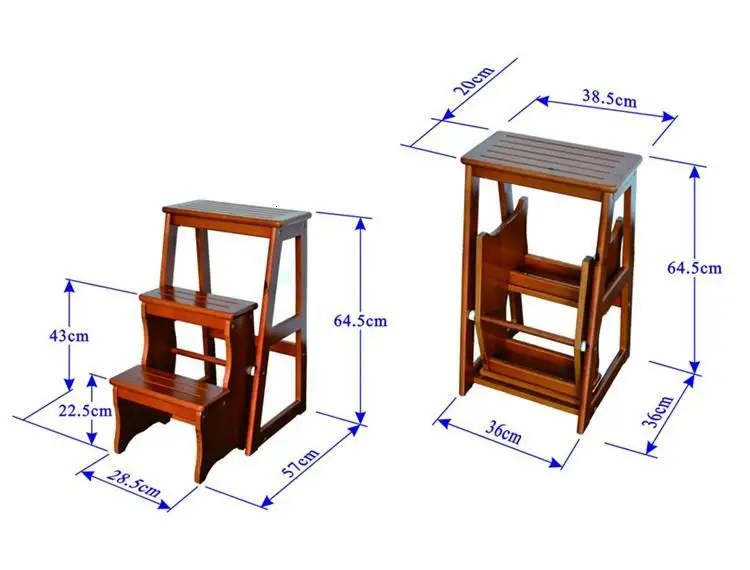 Marches Banco, кухонный табурет, плиссированный, Cocina, складной, шаг, Escalera, Madera, Merdiven, Escaleta Escabeau, стул, лестница, стул