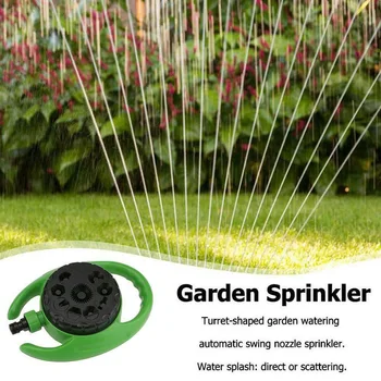 

Garden Lawn Plants Watering Sprinkler Spray Nozzle Automatic 360 Rotating Watering Irrigation System with 9-Pattern Spray