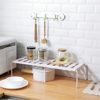 

Telescopic Kitchen Storage Rack Retractable Seasoning Jar Holder Multifunction Bathroom Storage Organizer Shelf Stand Shoes Rack