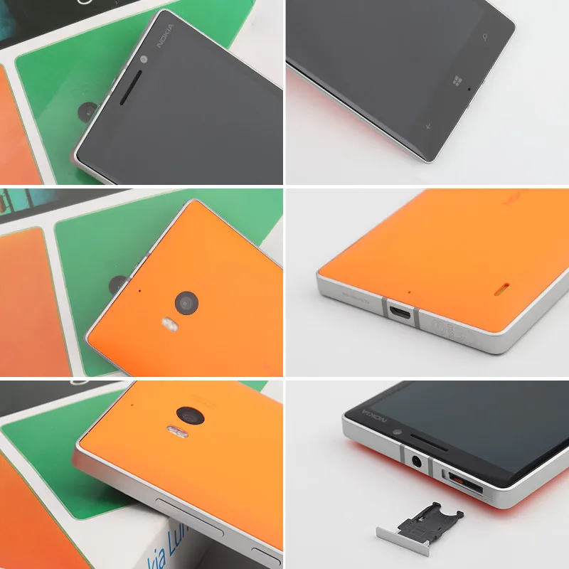 Разблокированный телефон Nokia Lumia 930 мобильные телефоны " 20MP камера LTE NFC четырехъядерный 32 ГБ rom 2 Гб ram Nokia L930 4G LTE смартфоны