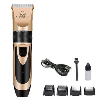 

Pet Shaver Hair Clipper Set for Dogs Cat Kitten Puppy Accessories Supplies Chargable