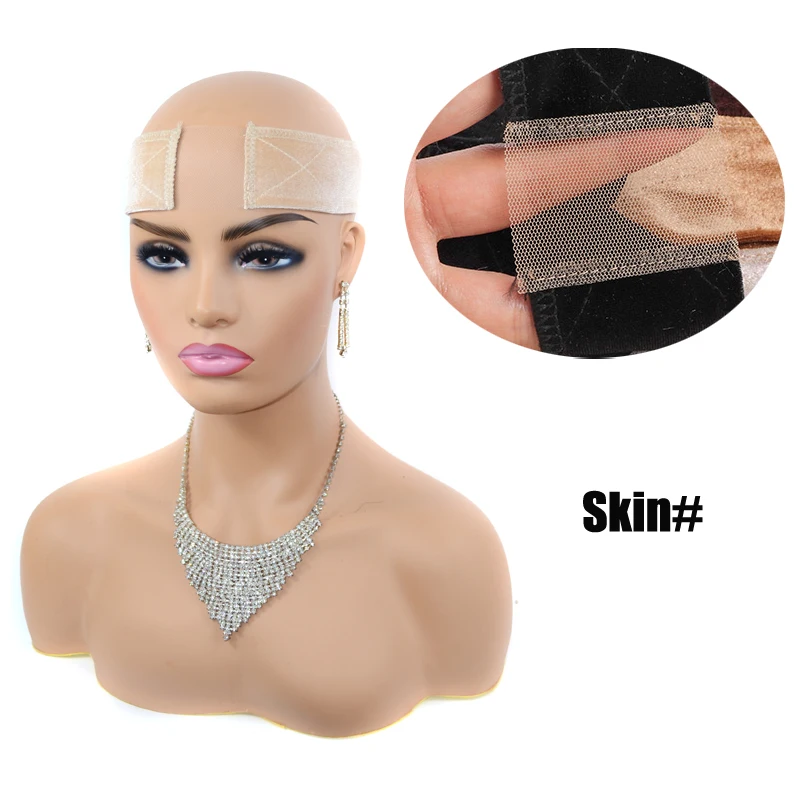 Velvet Lace Wig Grips Headband Comfortable Adjustable Wig Grip Band For Wig Non-slip Hair Accessories 6 Colors