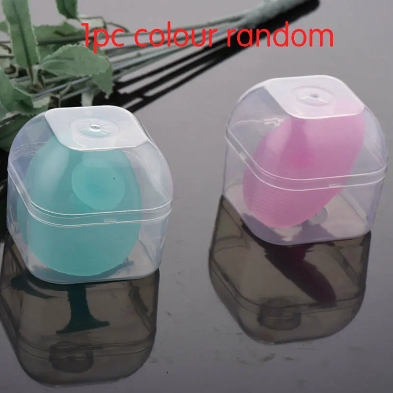 with box Спа-скраб для кожи, очищающая Подушечка для умывания, отшелушивающая щеточка для лица, средство для очищения - Цвет: with box