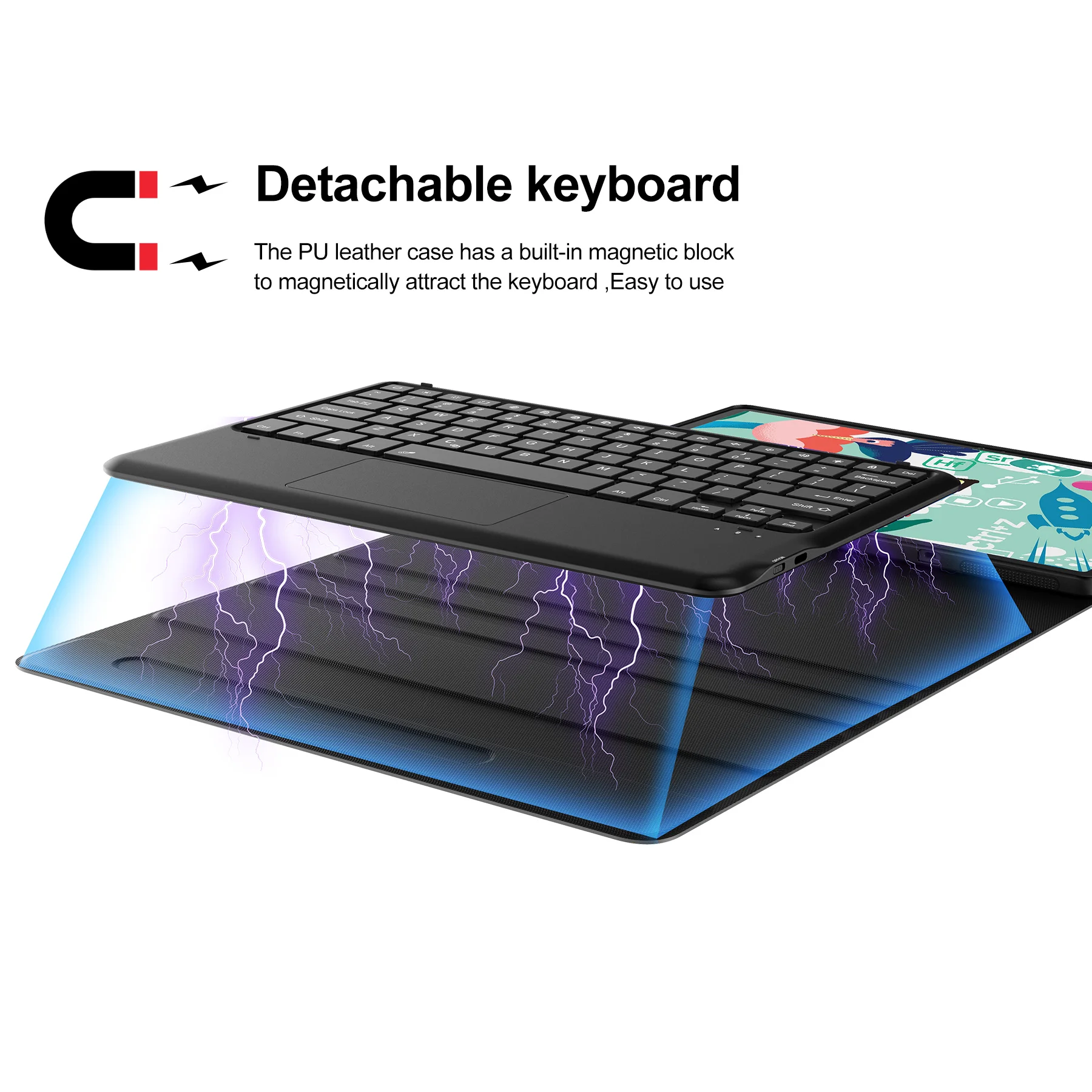 S6 Lite Keyboard Case Feitenn Galaxy Tab S6 Keyboard Color Backlit