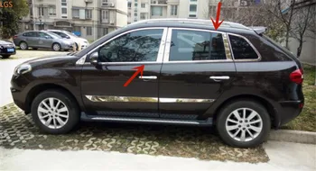 

For Renault Koleos 2009-2016 stainless steel Car window Decoration strip Body trim Anti-scratch protection Car styling
