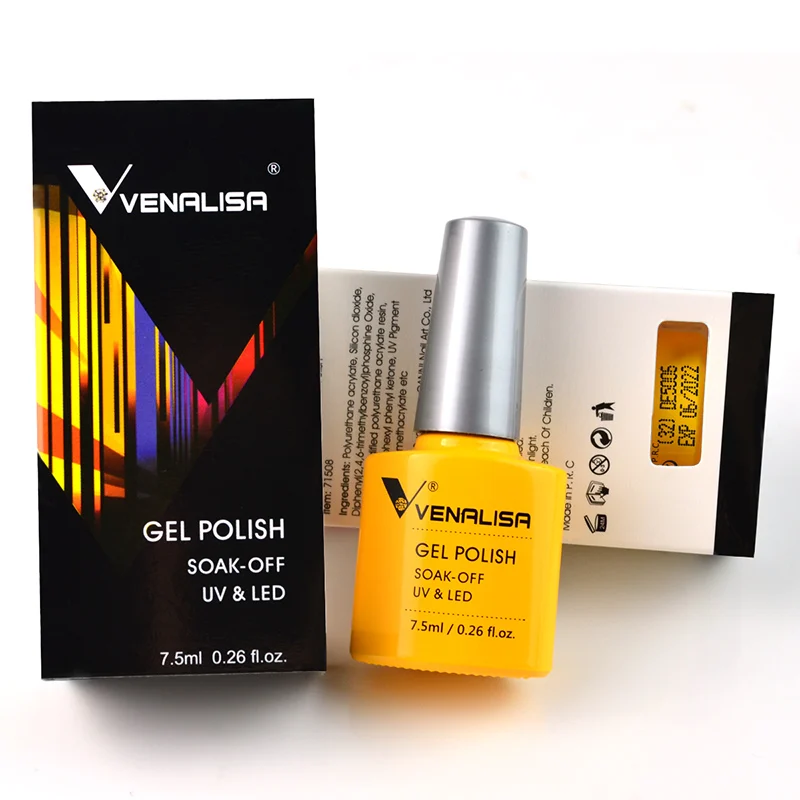 Nail Gel Polish Luxury Color Venalisa Soak Off UV LED Long Lasting Varnish