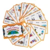 24 Groups/set English Verb Tense Flashcards Leaning Word Picture Pocket Cards Educational Toys for Child Kids Games Montessori 4