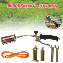 СЖИЖЕННАЯ сварочная газовая горелка пожарные пистолеты горелка трава кустарник Бутановая горелка для пикника барбекю w/3 насадки