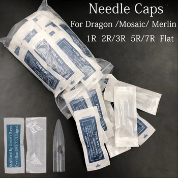 

100pcs Disposable Giant Sun Needle Tips Permanent Makeup Eyebrow Lip Tattoo Nozzle Needle Caps For Merlin/Mosaic/Dragon Machine